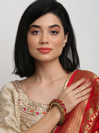 Single Multi Embellished Bangle - Ruby Raang | Grab2Buy