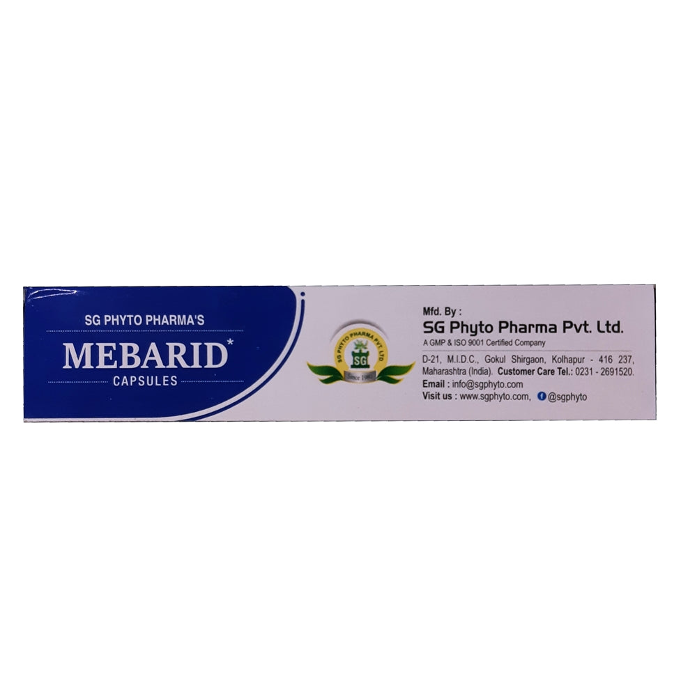 SG Phyto Pharma Mebarid Capsules | Grab2Buy