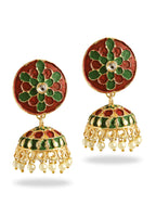 Gold-Polished Alloy Diva Look Stylish Contemporary Earrings - The Pari | Grab2Buy