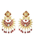 Silver-Plated Alloy Oxidised Round Earrings With Ring Combo - The Pari | Grab2Buy