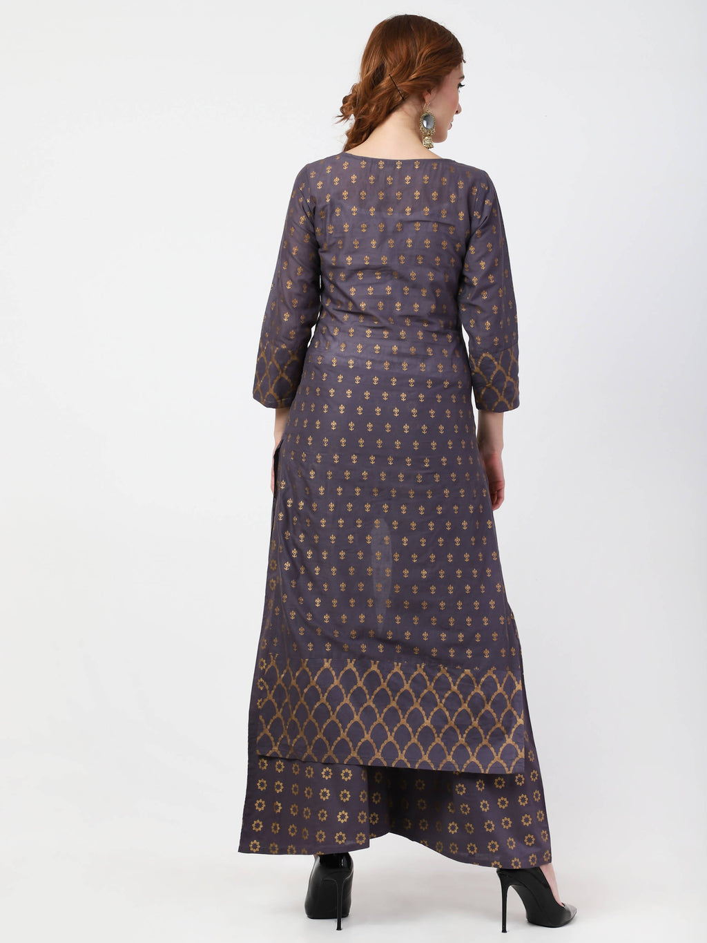 Cheera Kurta Palazzo & Dupatta Set (CH103KPD) | Grab2Buy