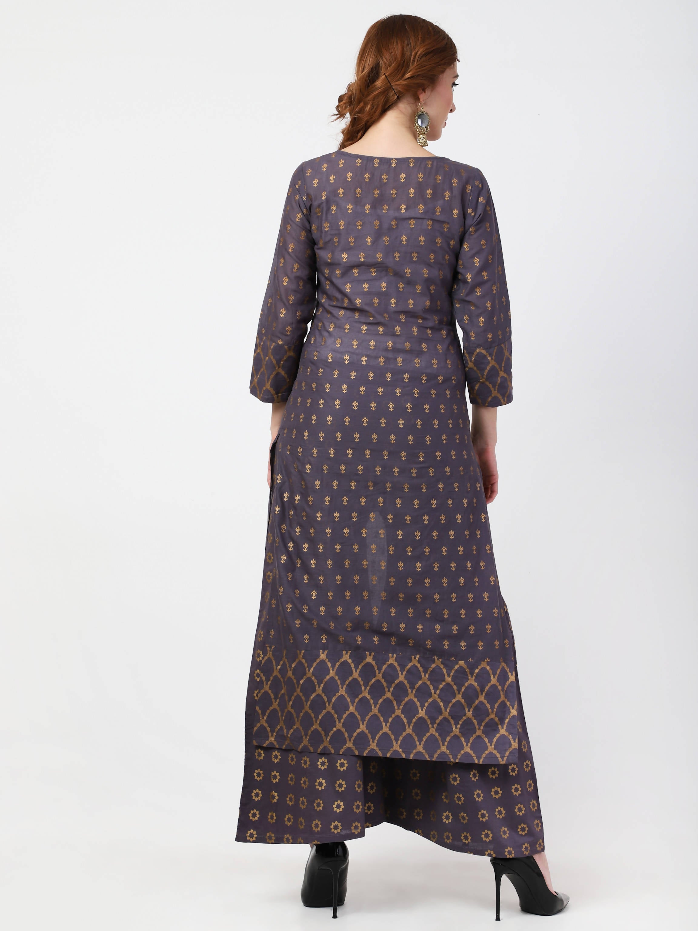 Cheera Kurta Palazzo & Dupatta Set (CH103KPD) | Grab2Buy
