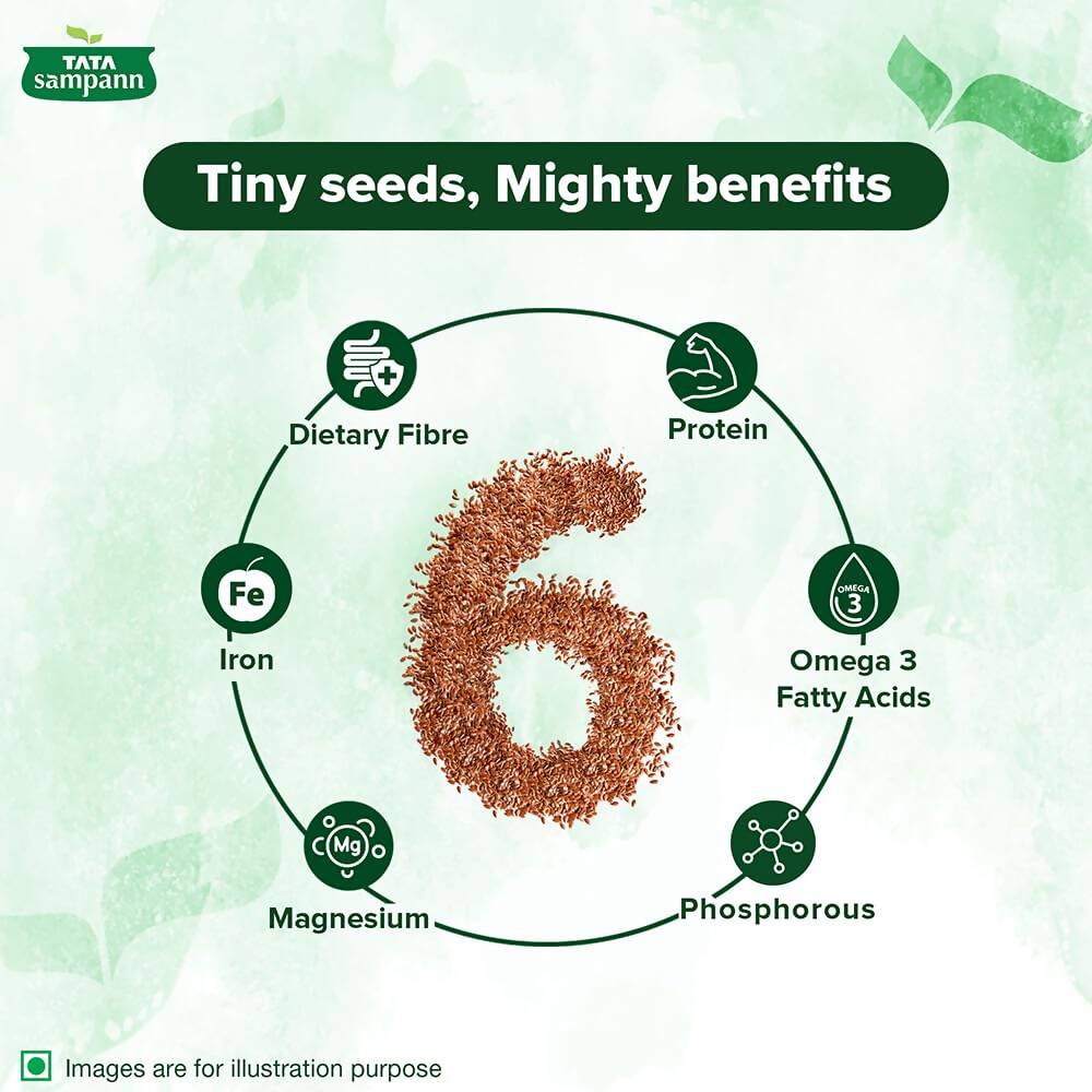Tata Sampann Premium Flax Seeds | Grab2Buy