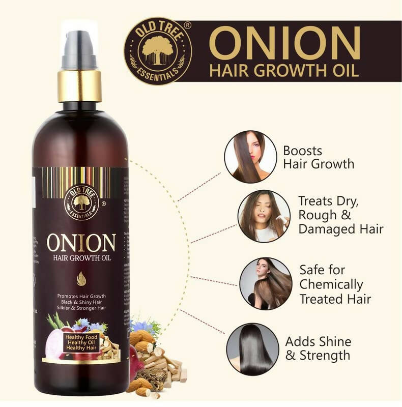 Old Tree Pure & Natural Onion Hair Oil | Grab2Buy