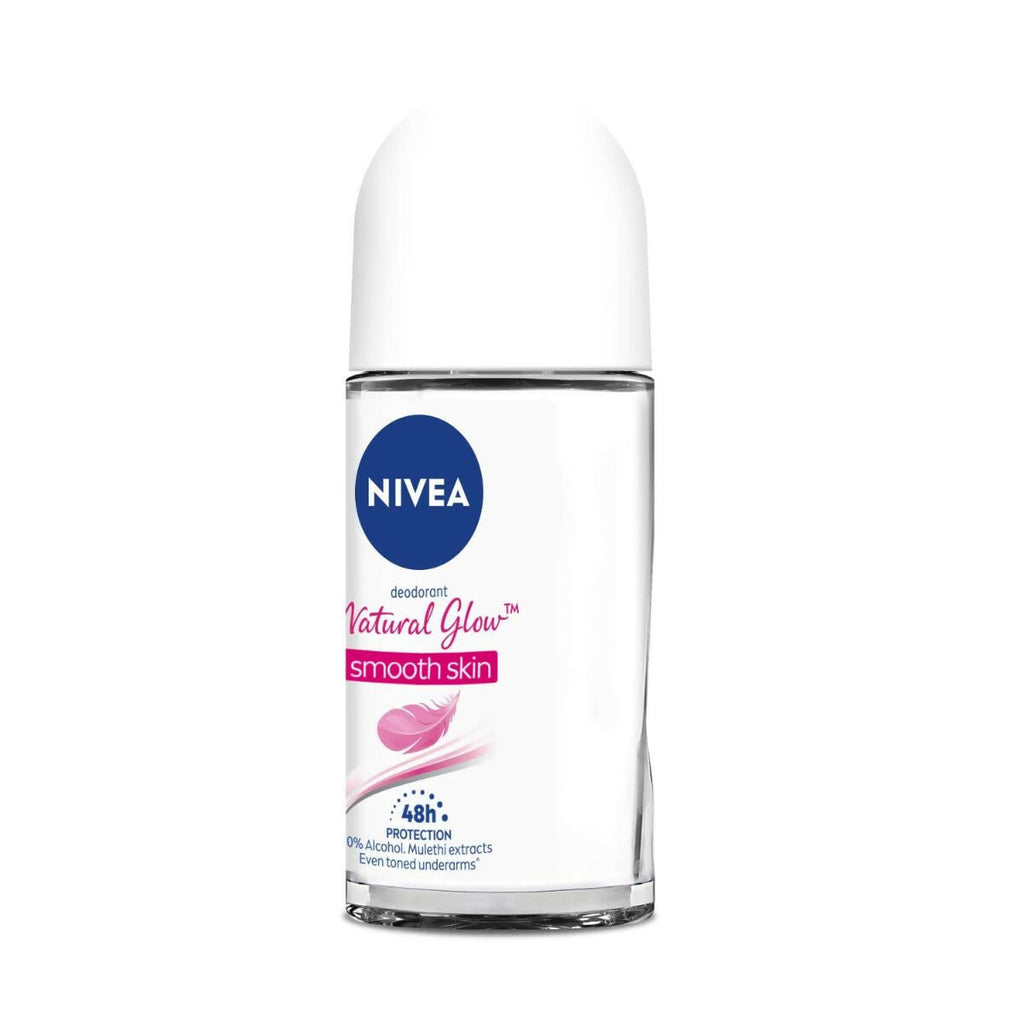 Nivea Natural Glow Smooth Skin Deodorant Roll On For Women | Grab2Buy