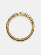 Ruby Raang 22k Gold Polished Kundan Bracelet