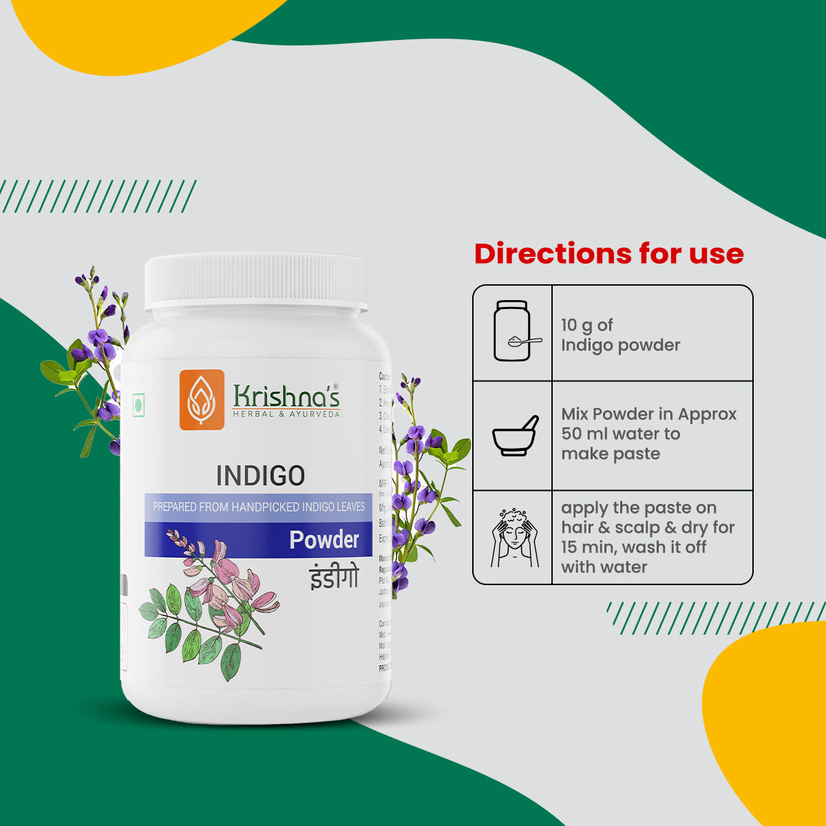 Krishna'S Herbal & Ayurveda Indigo Powder | Grab2Buy