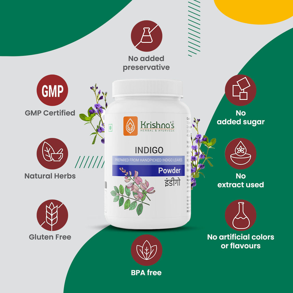 Krishna'S Herbal & Ayurveda Indigo Powder | Grab2Buy