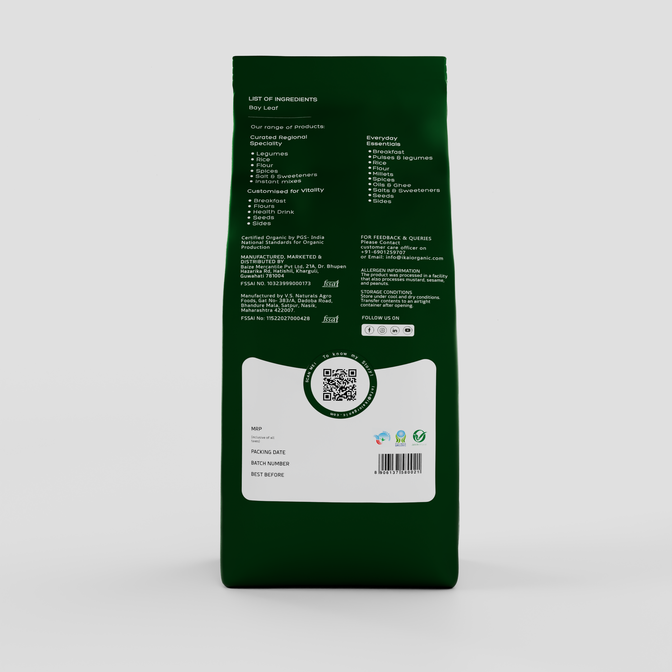 IKAI Natural Tej Pata/Bay Leaf