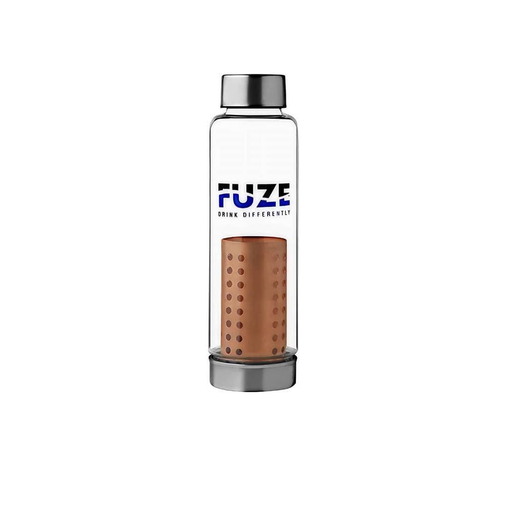 Fuze Glass Bottle With Pure Copper Filter | Grab2Buy