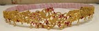AD Ruby Peacock Bridal Waist Belt | Grab2Buy