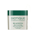 Biotique Advanced Ayurveda Bio Myristica Spot Correcting Anti Acne Face Pack | Grab2Buy