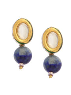 Ruby Raang Blue Lapis Lazuli Kundan Studs | Grab2Buy