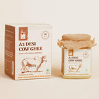 Isha Life Pure A2 Desi Cow Ghee | Made Traditionally from Curd | Made from Grass-fed Free Grazing Desi Cows' Milk | Swadesiicart