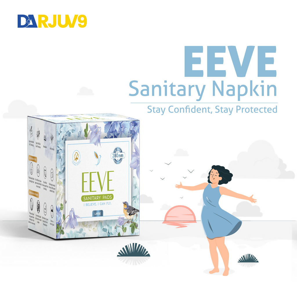 Herbs & Hills Eeve Graphene Sanitary Napkin Large | Grab2Buy