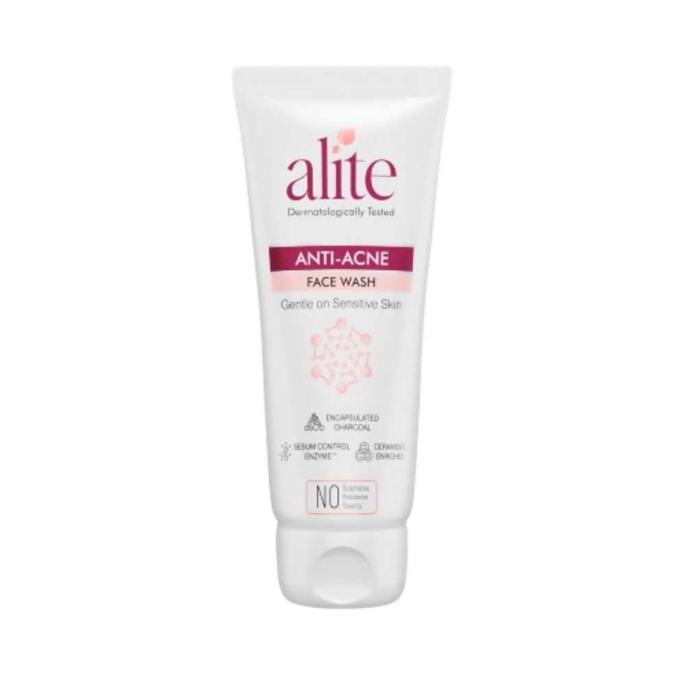 Alite Anti-Acne 5-in-1 Face Wash - Encapsulated Charcoal, Sebum Control Enzyme & Ceramides | Grab2Buy