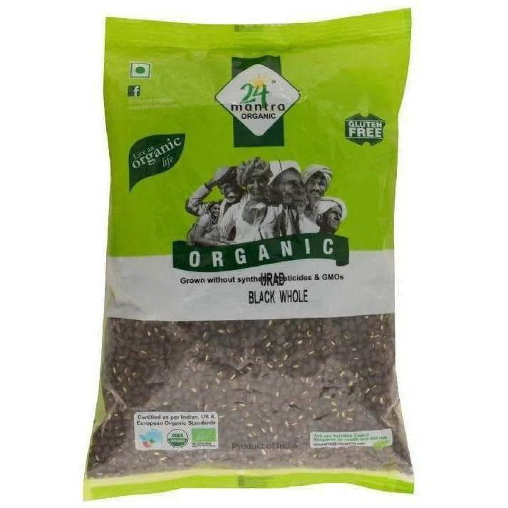 24 Mantra Organic Black Urad Whole | Grab2Buy