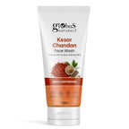 Globus Naturals Kesar Chandan Skin Lightening & Tan Removal Face wash, Suitable For All Skin Types