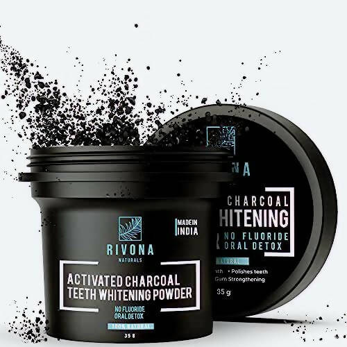 Rivona Naturals Activated Charcoal Teeth Whitening Powder | Grab2Buy