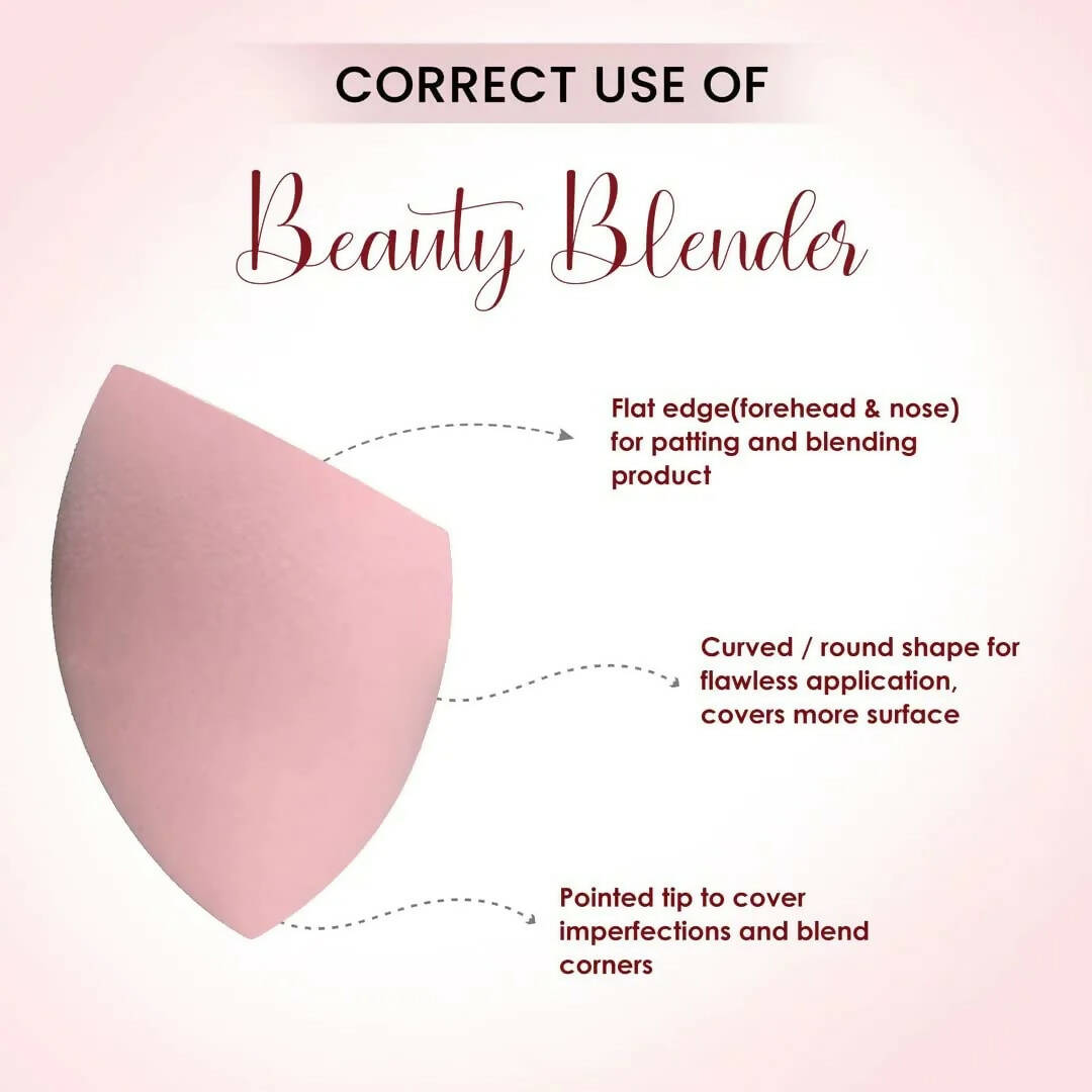 FLiCKA Beauty Blender with Case Pink (Makeup Sponge) | Grab2Buy