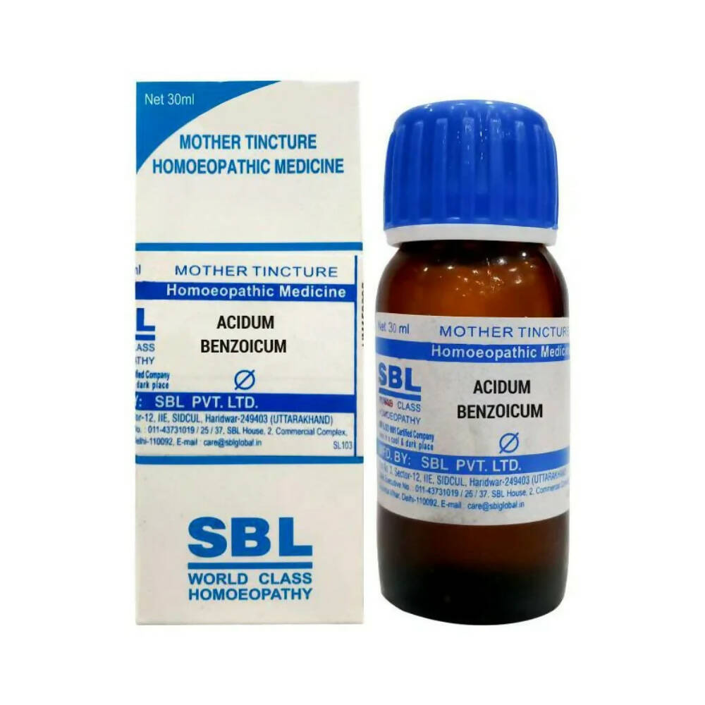 SBL Homeopathy Acidum Benzoicum Mother Tincture Q | Grab2Buy