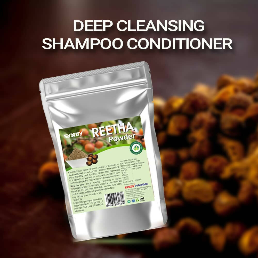 Syndy Pharma Reetha Powder for Hair | Grab2Buy