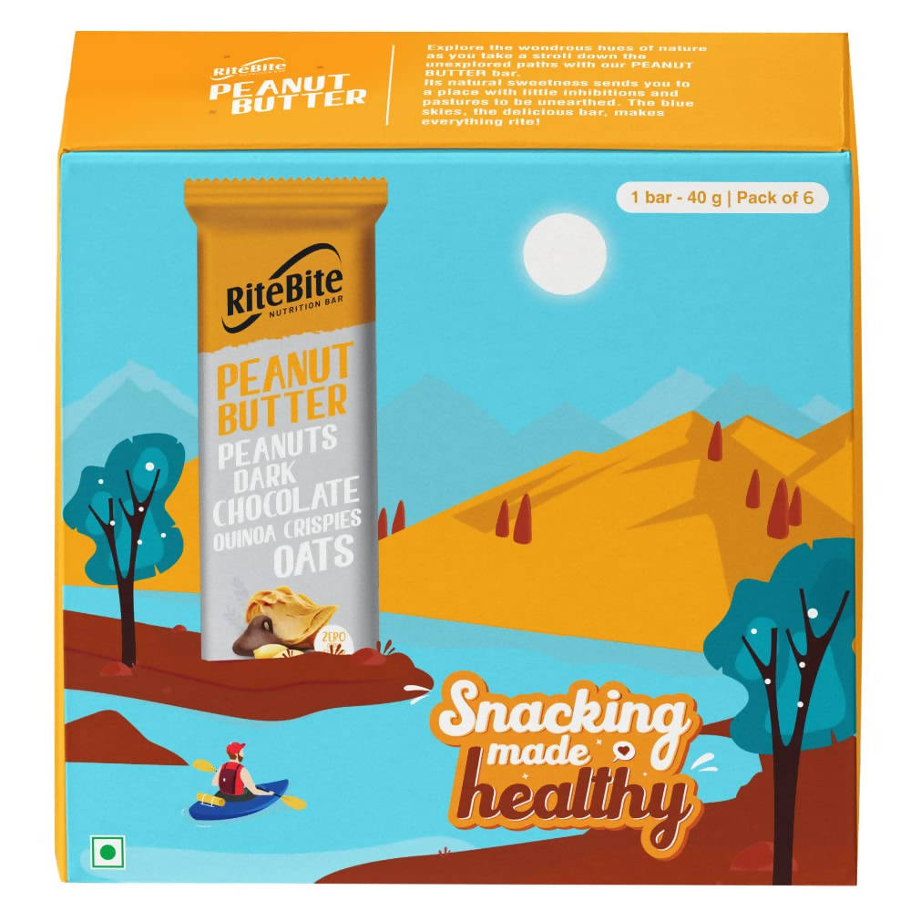 RiteBite Max Protein Peanut Butter Nutrition Bar | Grab2Buy