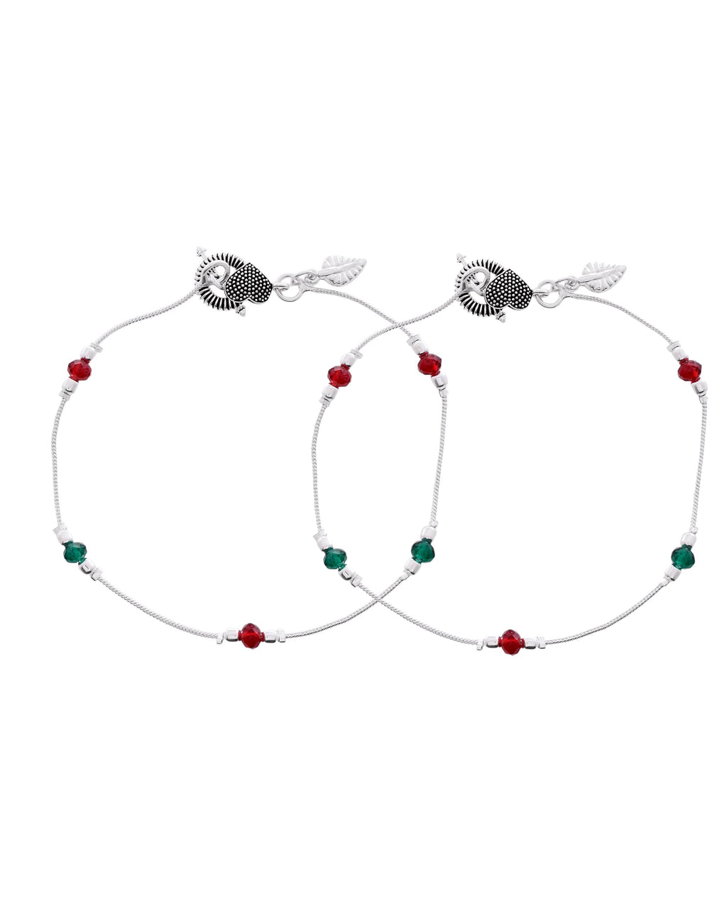 Jewels Nest Elegant Sterling Silver Designer Anklet – Adjustable & Trendy | Grab2Buy
