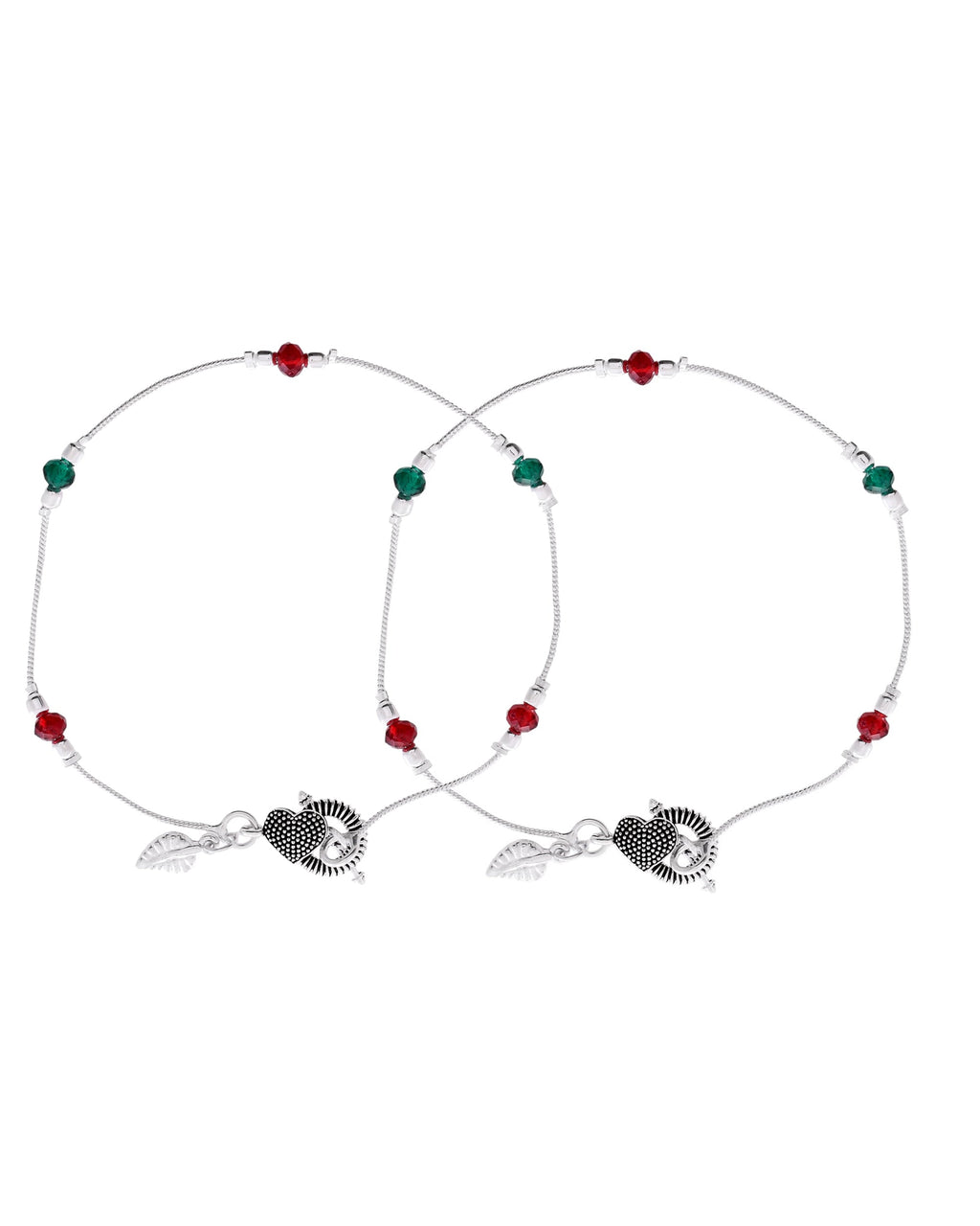 Jewels Nest Elegant Sterling Silver Designer Anklet – Adjustable & Trendy | Grab2Buy