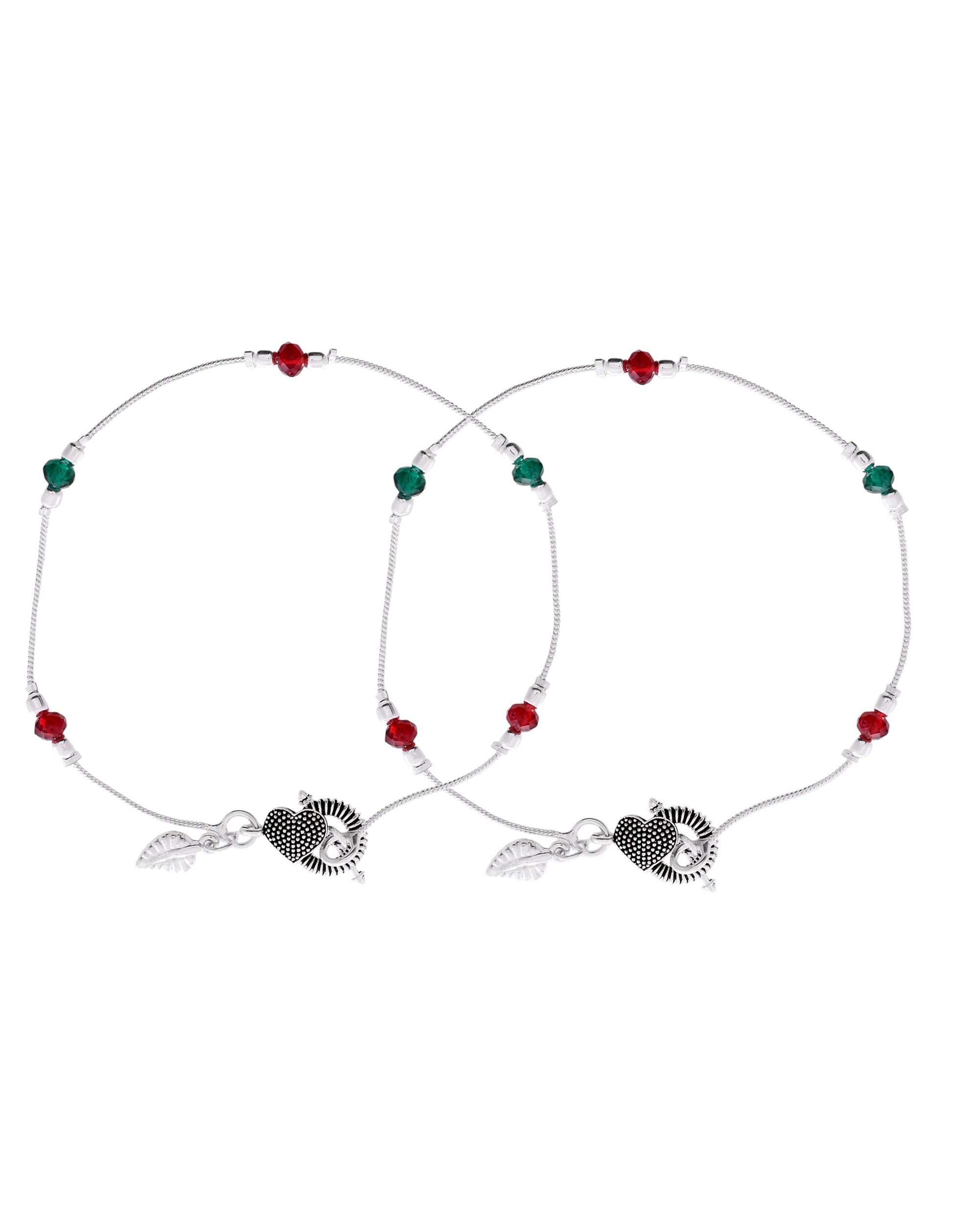 Jewels Nest Elegant Sterling Silver Designer Anklet – Adjustable & Trendy | Grab2Buy