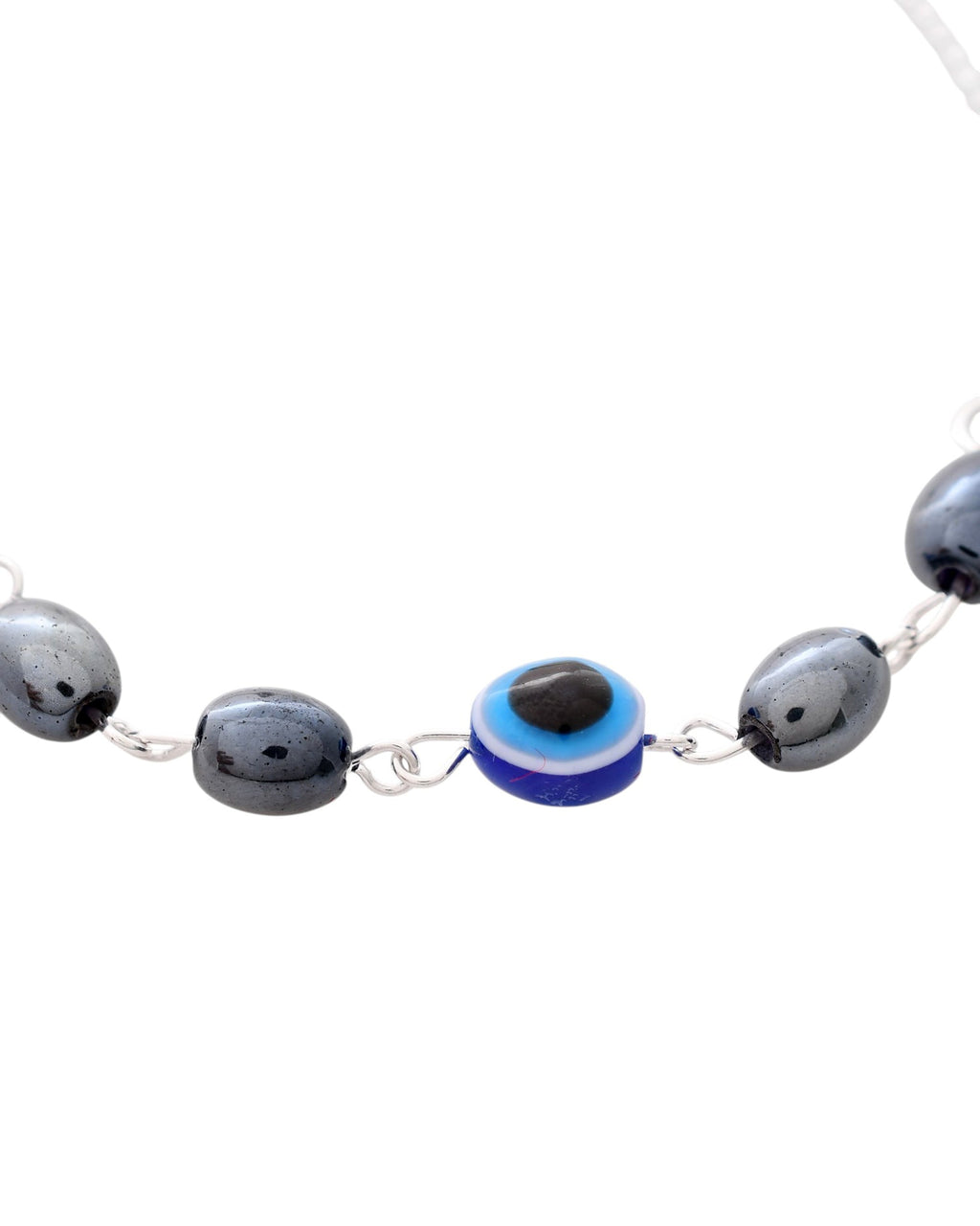 Jewels Nest Stylish Oxidized Silver & Blue Beaded Anklet – Elegant & Trendy | Grab2Buy