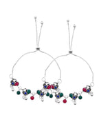 Jewels Nest Stylish Silver-Plated Designer Anklet | Grab2Buy