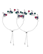 Jewels Nest Stylish Silver-Plated Designer Anklet | Grab2Buy