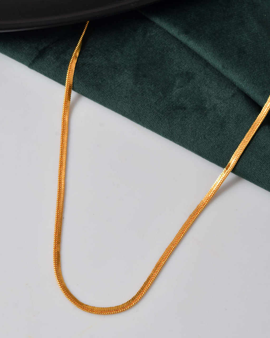 Jewels Nest Gold-Plated Stainless Steel Sleek Chain for Women | Grab2Buy
