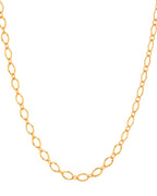 Jewels Nest Chunky Twisted Oval-Link Gold Chain