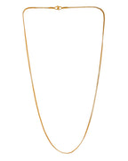 Jewels Nest Minimalist High-Gloss Gold Chain