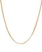 Jewels Nest Minimalist High-Gloss Gold Chain