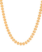 Jewels Nest Statement Gold-Plated Chain with Smooth Rounded Beads | Grab2Buy