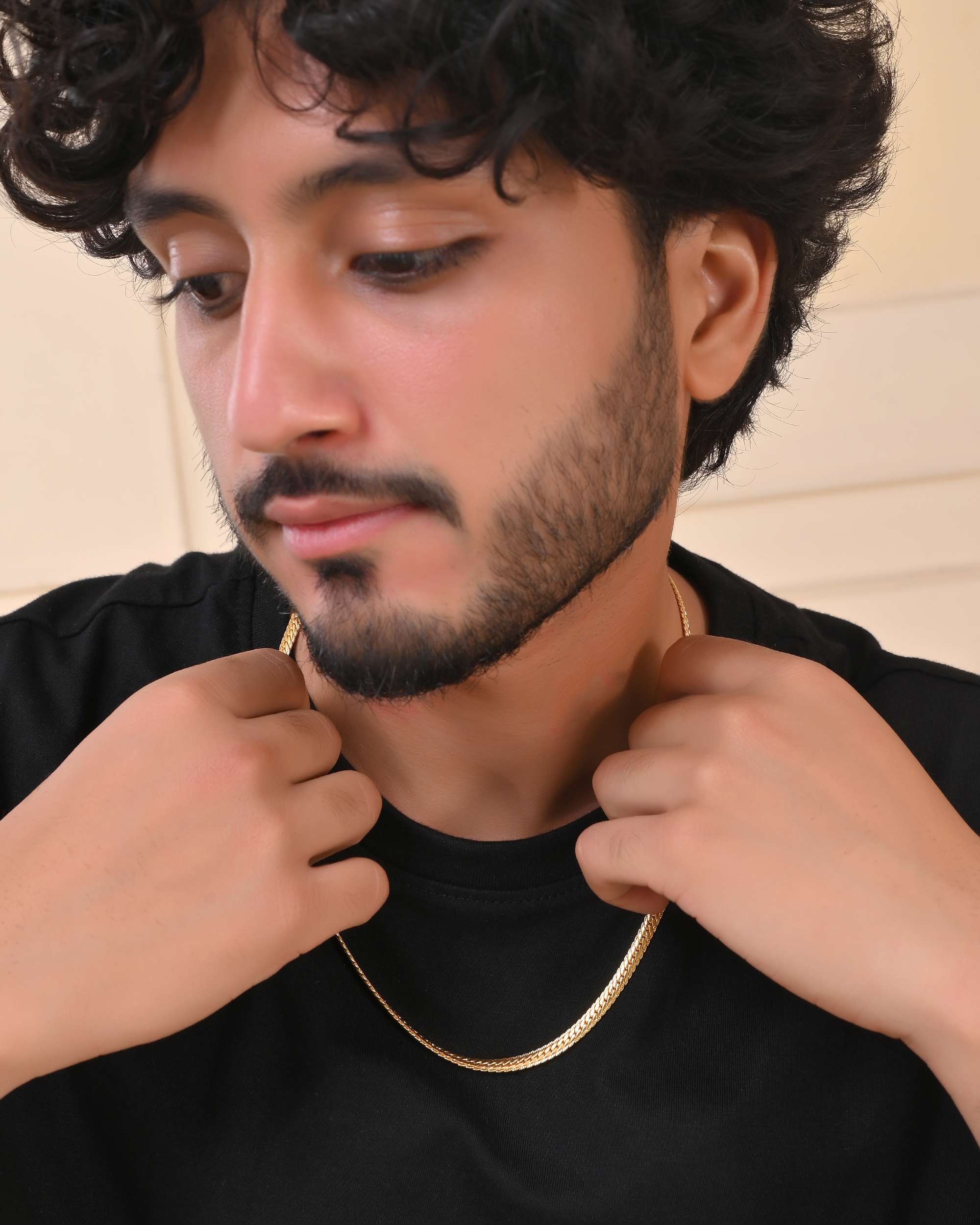 Jewels Nest Gold - Plated Flat Snake Chain | Grab2Buy