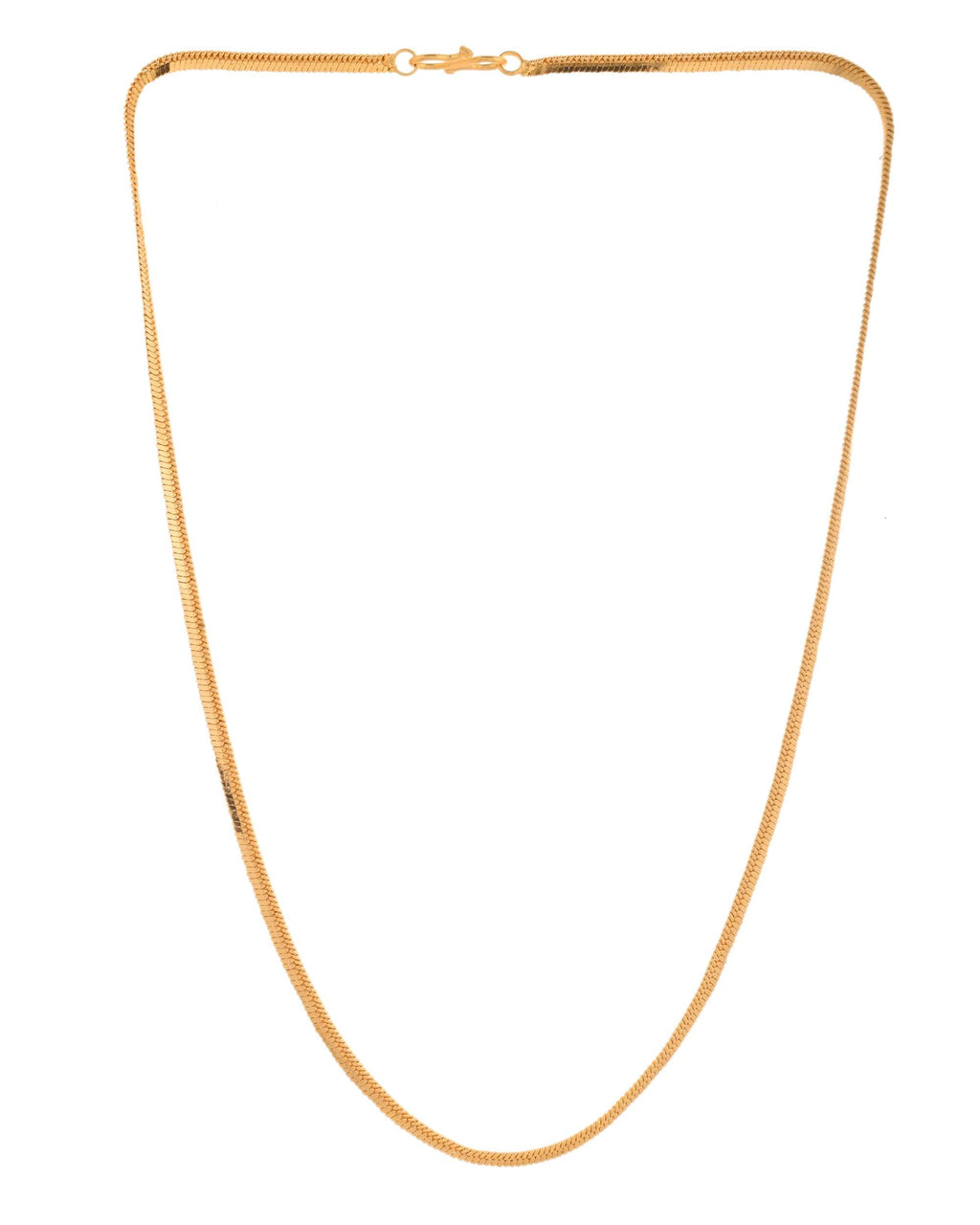 Jewels Nest Gold - Plated Flat Snake Chain | Grab2Buy