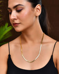 Jewels Nest Flat Coin-Link Chain in Gold Finish – Unisex Minimalist Jewelry | Grab2Buy