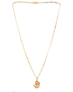 Jewels Nest Trendy Shiva Om Chain Necklace – Unisex Jewelry
