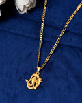 Jewels Nest Trendy Shiva Om Chain Necklace – Unisex Jewelry