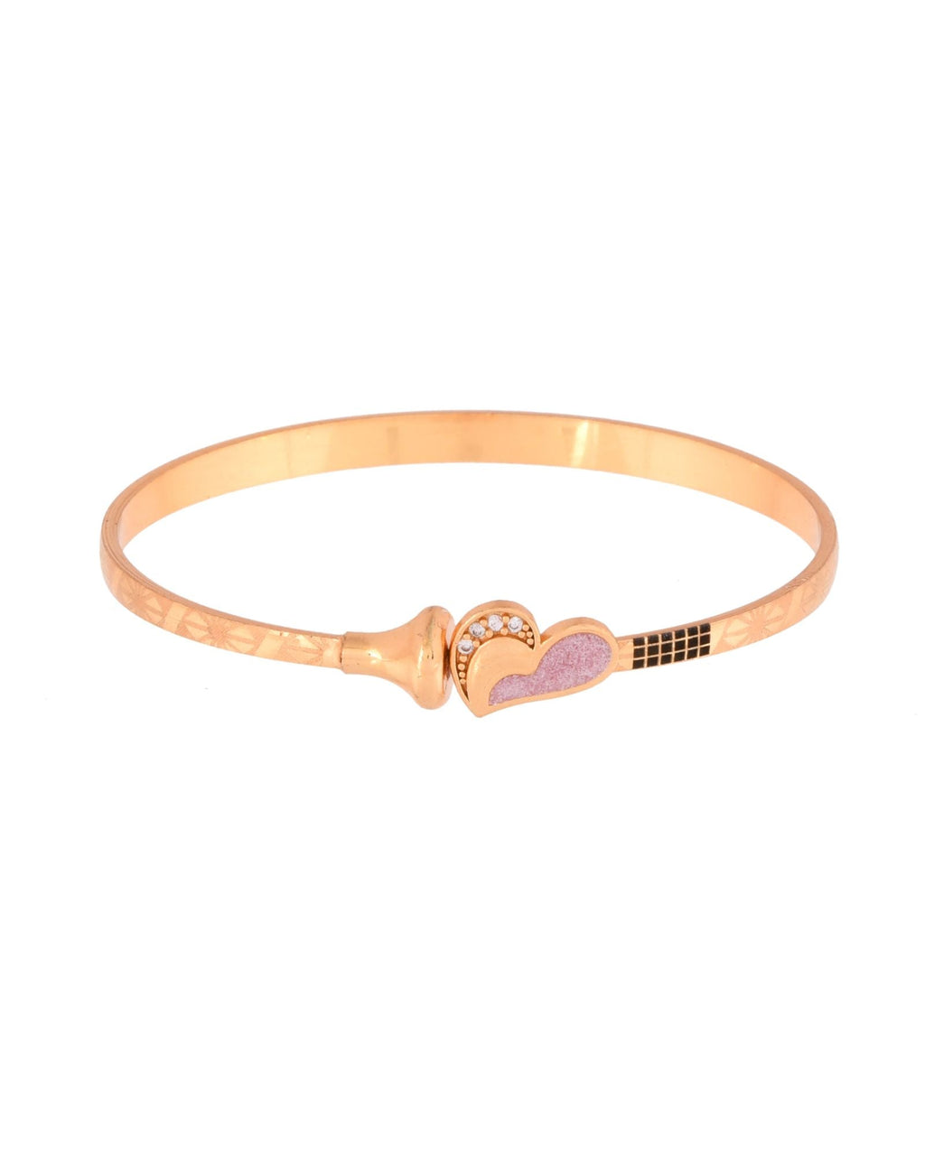 Jewels Nest Gold Plated Heart Design Bangles Set For Women – Elegant Party & Festive Wear | Grab2Buy