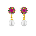 J Pearls Delightful Pearl Earrings - Real Pearl Jewelry | Grab2Buy