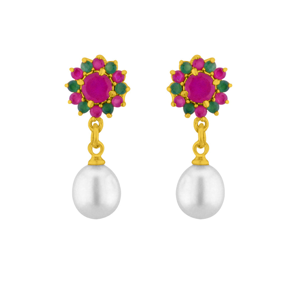 J Pearls Delightful Pearl Earrings - Real Pearl Jewelry | Grab2Buy