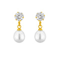 J Pearls White Drop Pearl Earrings - Real Pearl Jewelry | Grab2Buy