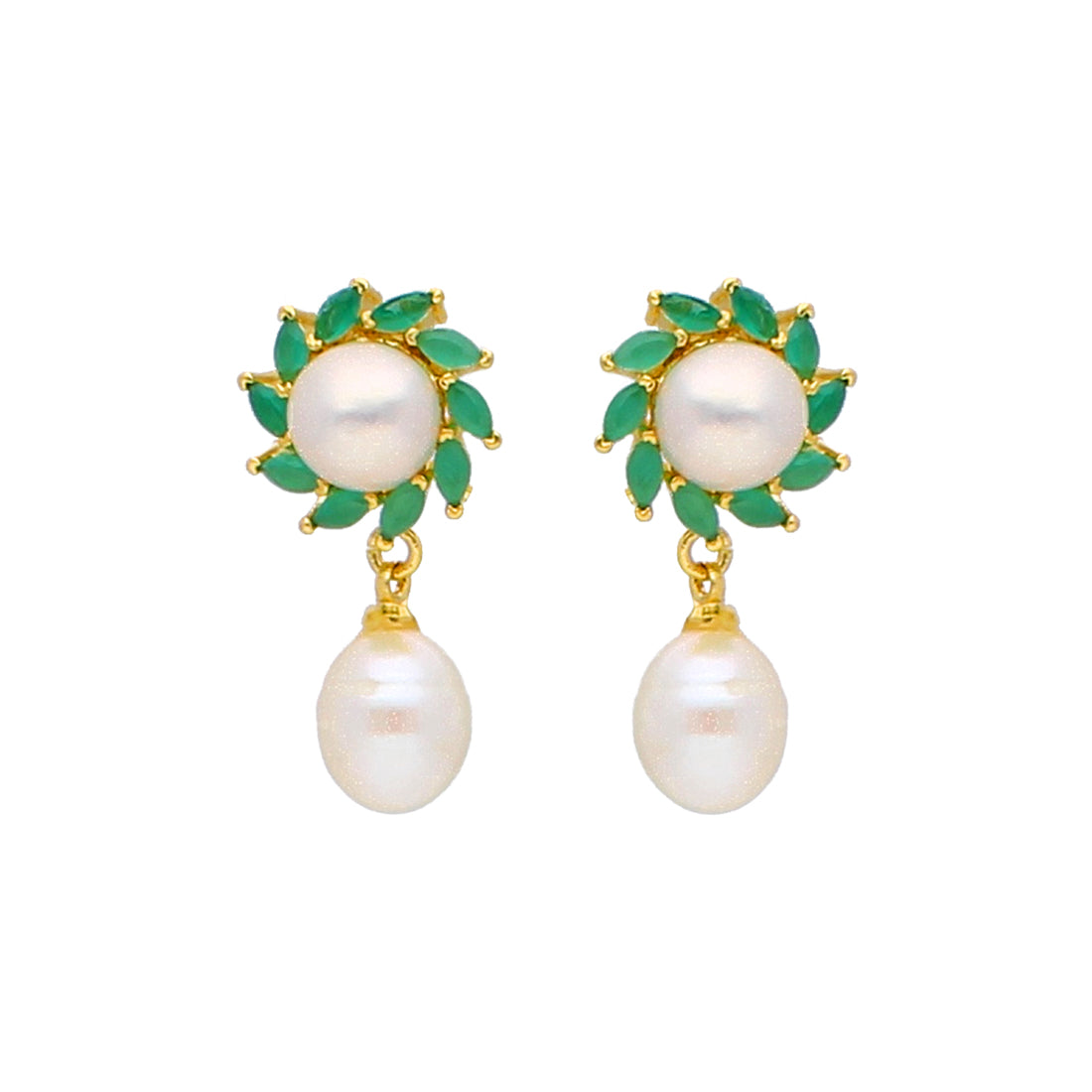 J Pearls Richa Pearl Earrings - Real Pearl Jewelry | Grab2Buy