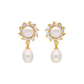 J Pearls Shine Pearl Earrings - Real Pearl Jewelry | Grab2Buy
