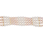 J Pearls Jabala 4 Lines Pearl Choker - Real Pearl Jewelry | Grab2Buy
